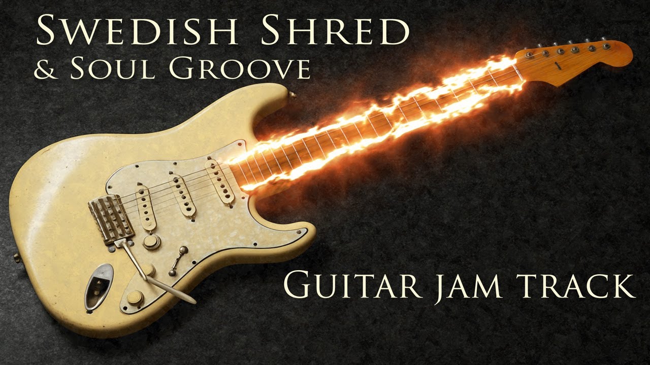 Swedish Shred & Soul Groove | Neoclassical Guitar Jam Track