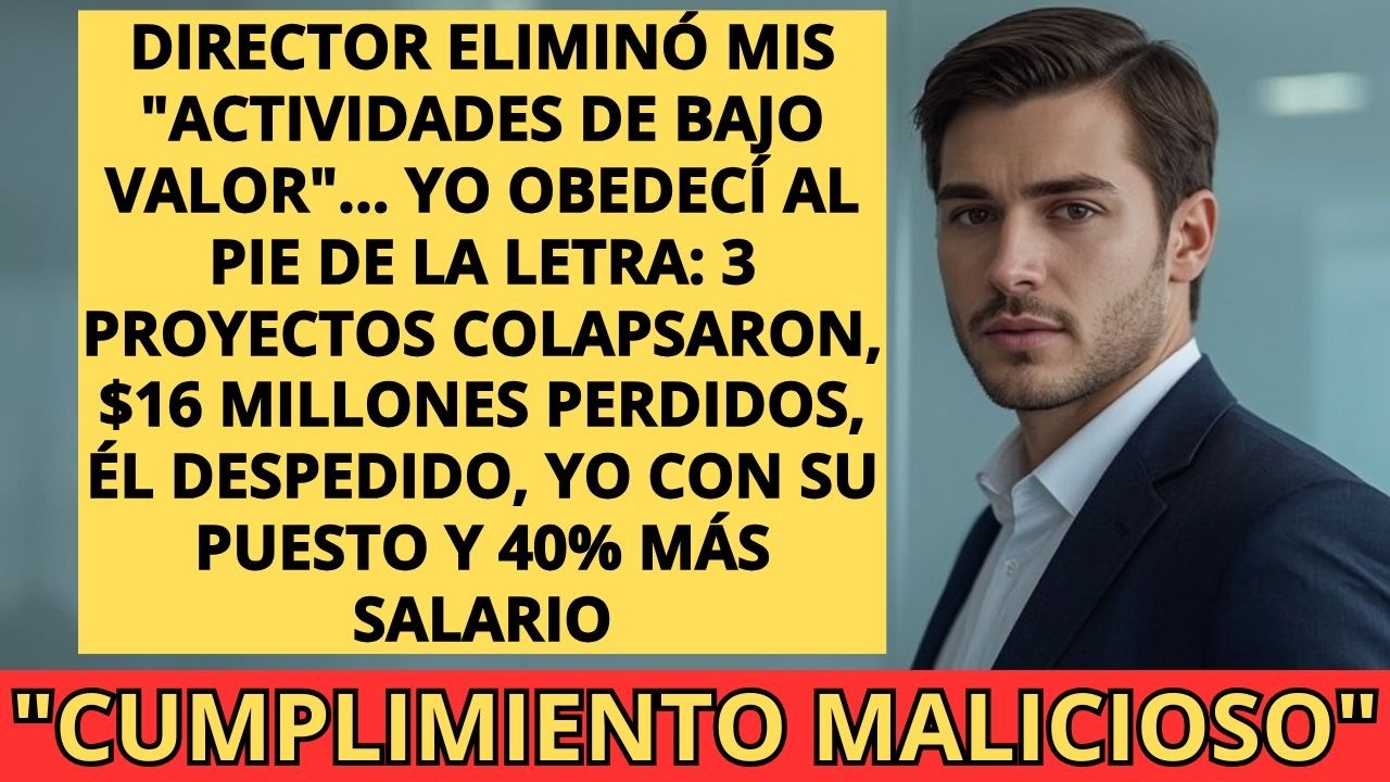 EL DIRECTOR QUISO 