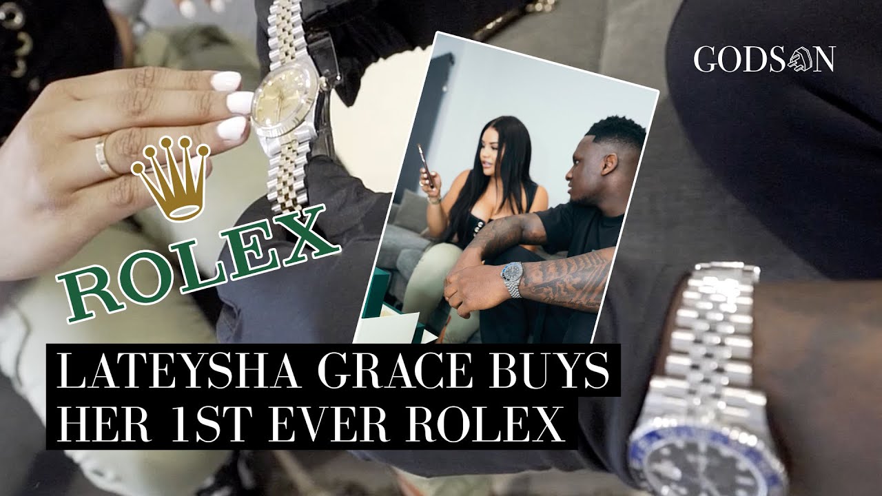 Lateysha Grace Buys Her 1st Ever Rolex From GODSONTHEPLUG