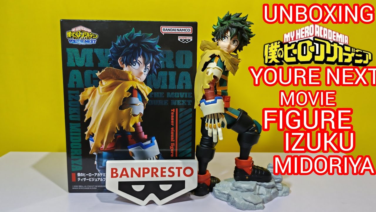 UNBOXING MY HERO ACADEMIA YOURE NEXT FIGURE IZUKU MIDORIYA#anime #myheroacademia 