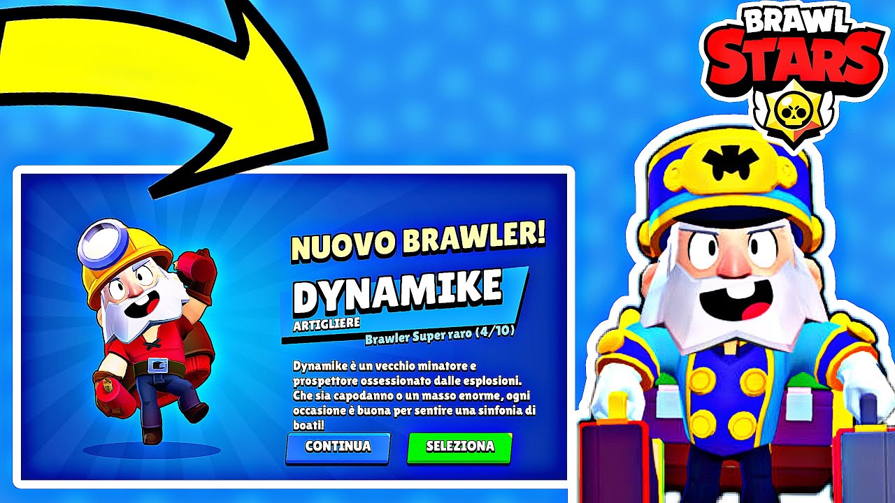 SBLOCCHIAMO e PROVIAMO DYNAMIKE per la PRIMA VOLTA!! - Brawl Stars ITA