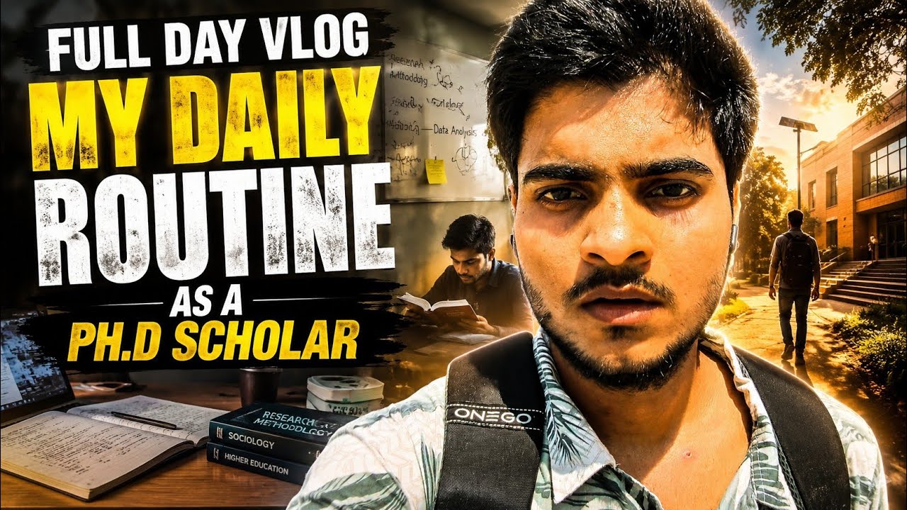 Full Day Vlog of a PhD Scholar | Central University of South Bihar, Gaya | Paras Mishra Official