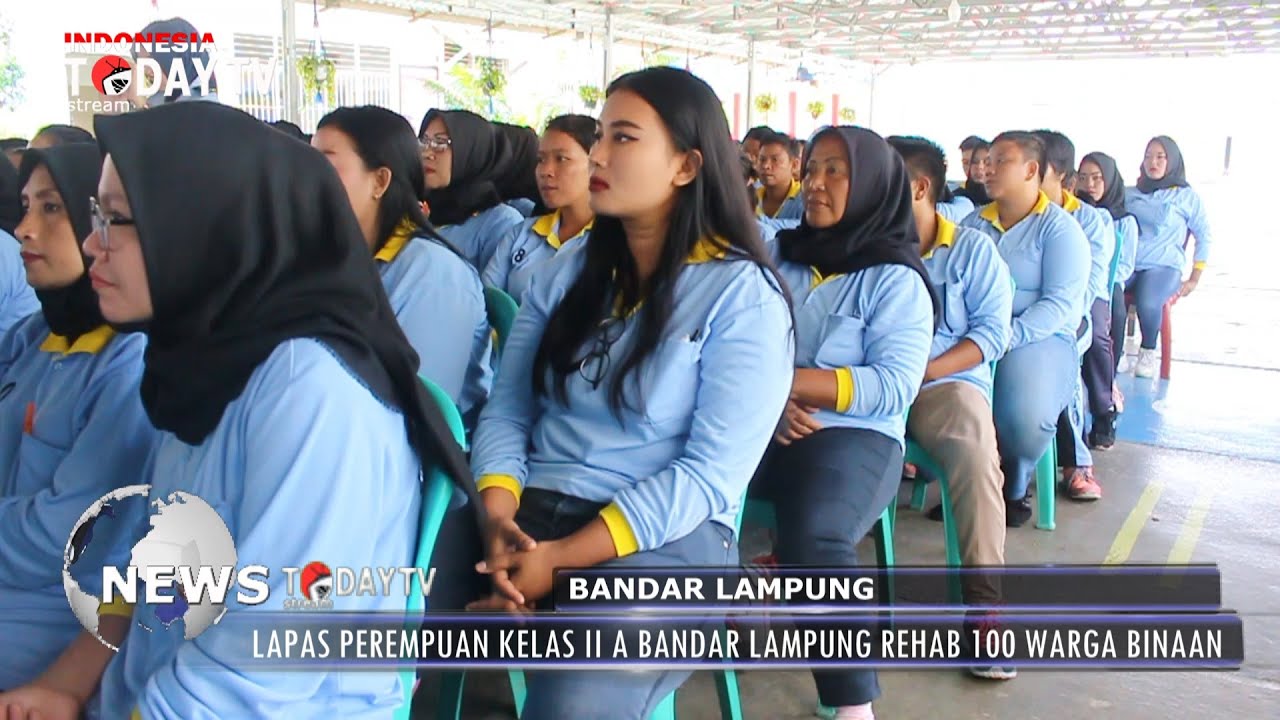 LAPAS PEREMPUAN KELAS II A BANDAR LAMPUNG REHAB 100 WARGA BINAAN