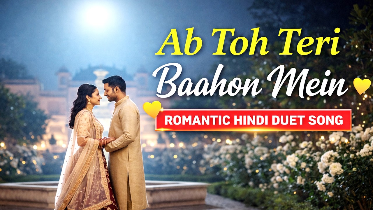 Ab Toh Teri Baahon Mein ❤️ | Romantic Hindi Duet Song | Cinematic Love Song