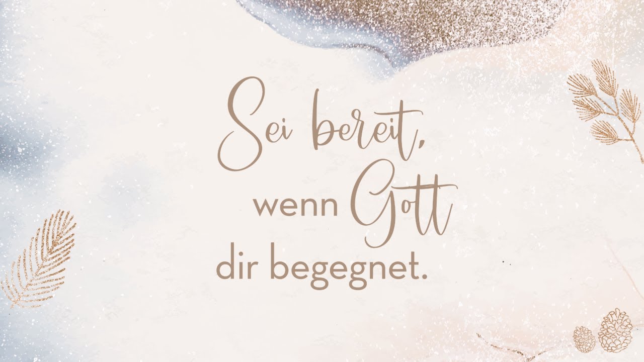 Sei bereit, wenn Gott dir begegnet! | Predigt vom 25.12.2025, Frank Pacek