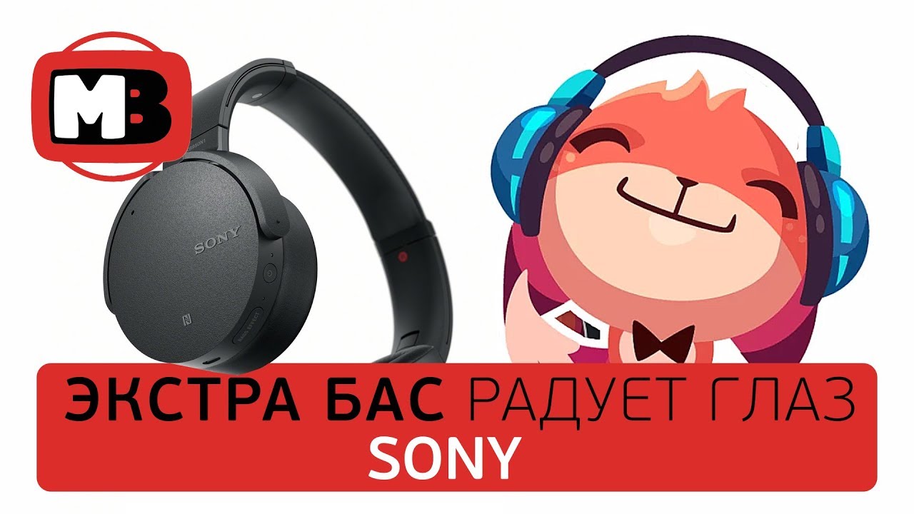Sony Беспроводные наушники с шумоподавлением EXTRA BASS™ XB950N1