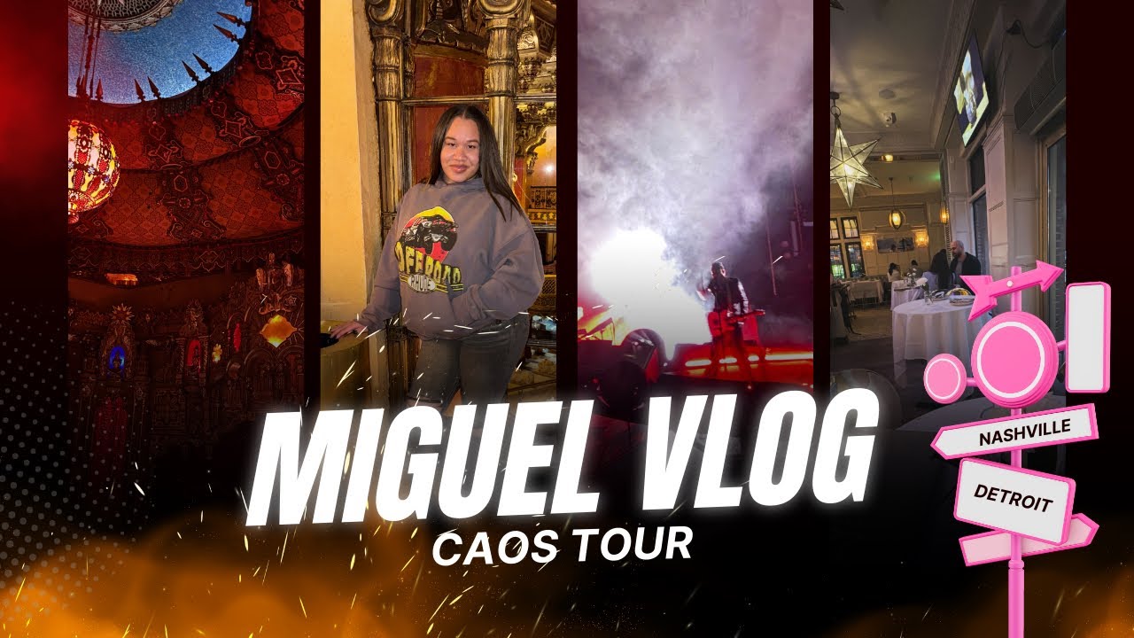 Road Trip BNA ~ DTW Miguel Caos tour                            (I do not own rights to this music)