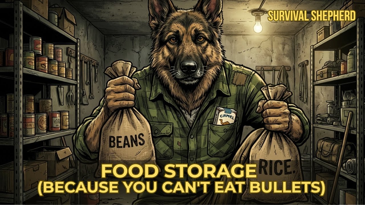 Survival Shepherd: Food Storage (Because You Can't Eat Bullets)