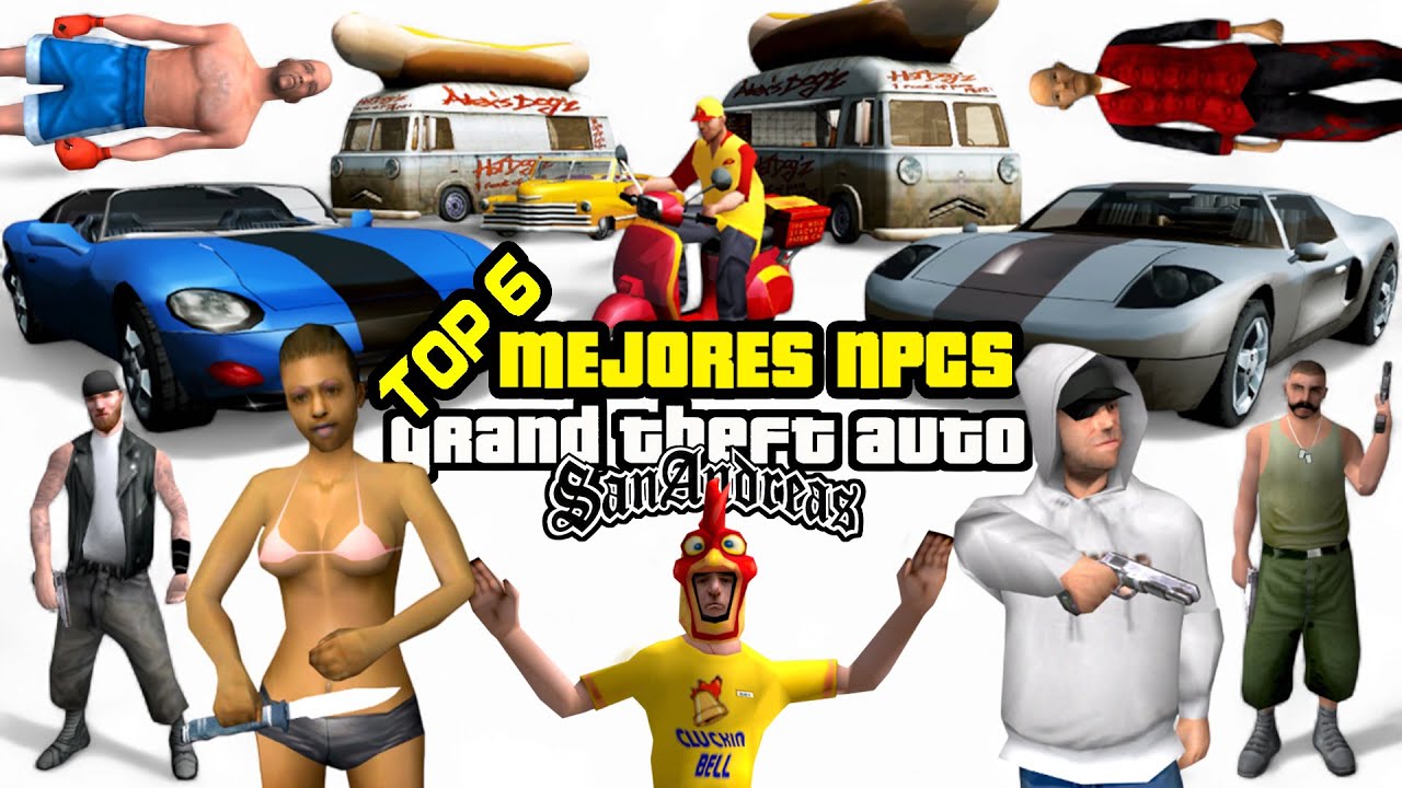TOP 6 MEJORES NPCS ÚTILES EN GTA SAN ANDREAS