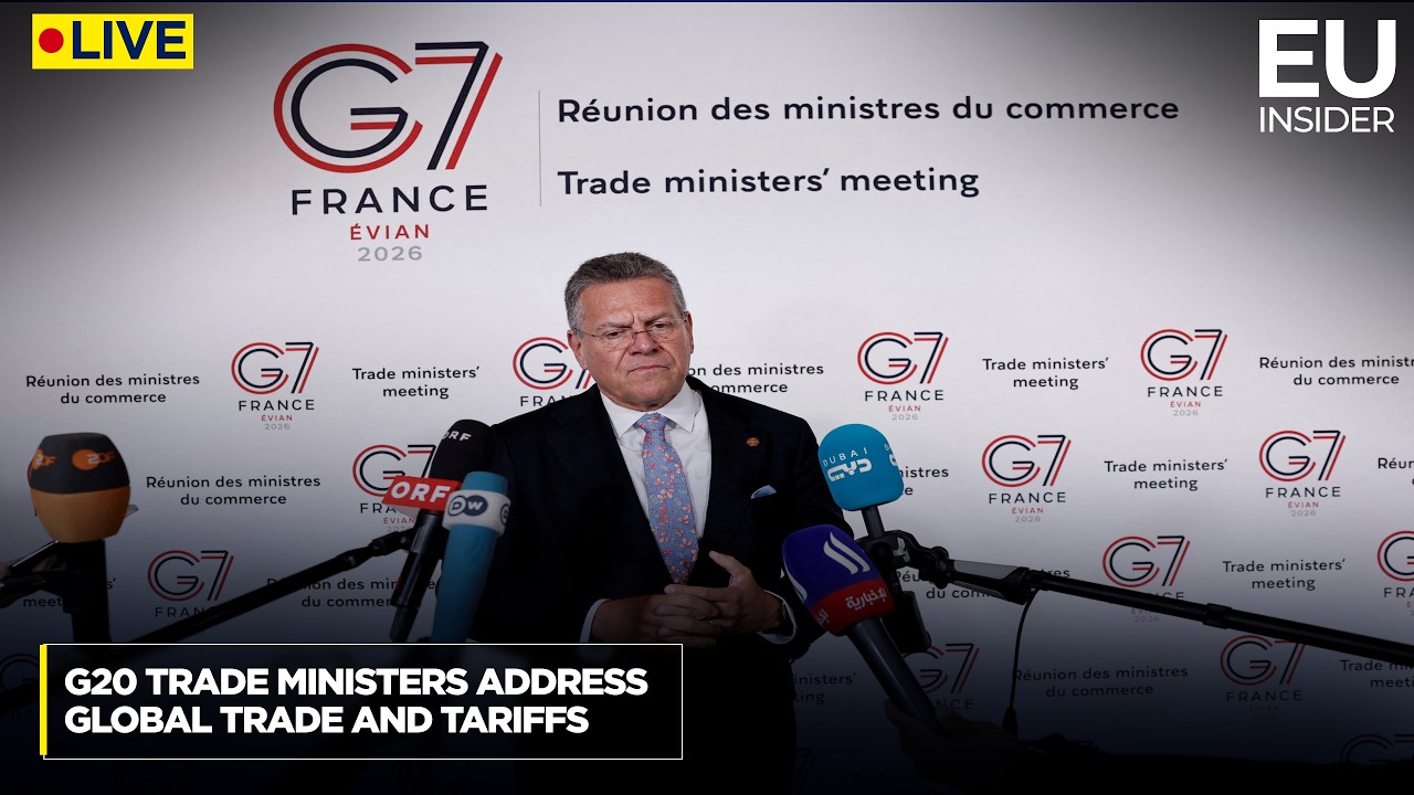 🔴LIVE : G20 Trade Ministers Address Global Trade and Tariffs | AF112