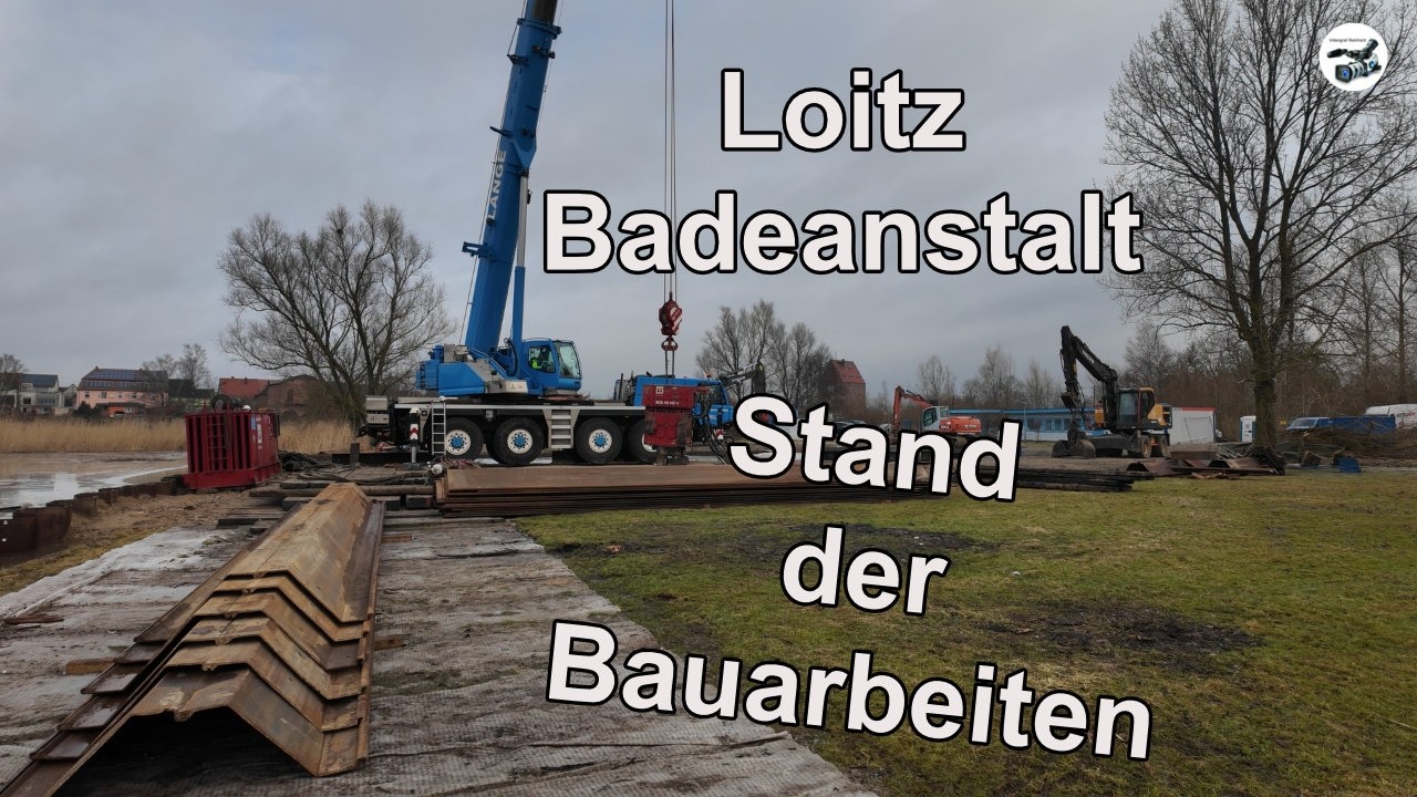 Loitz Bauarbeiten Badeanstalt 28 02 2026