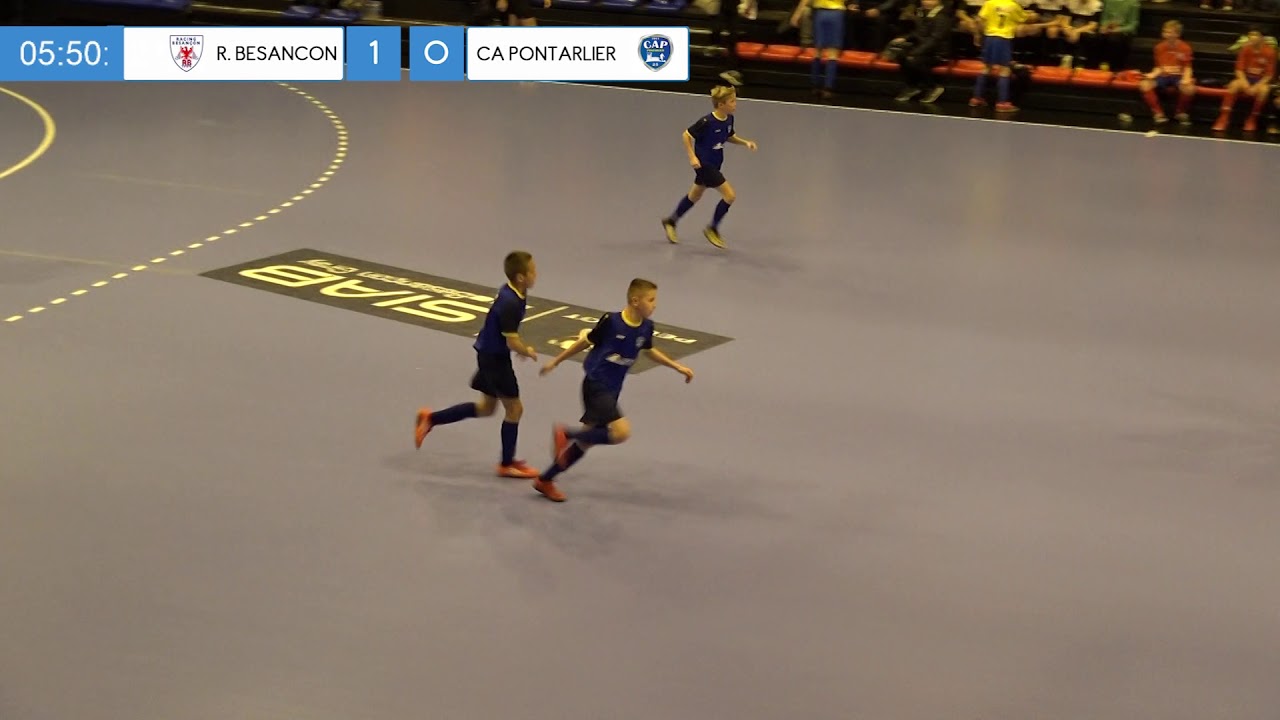 Finale Régionale Futsal U13 (Besançon) : Racing Besançon / CA Pontarlier (1-1 ; 3 tab 2)