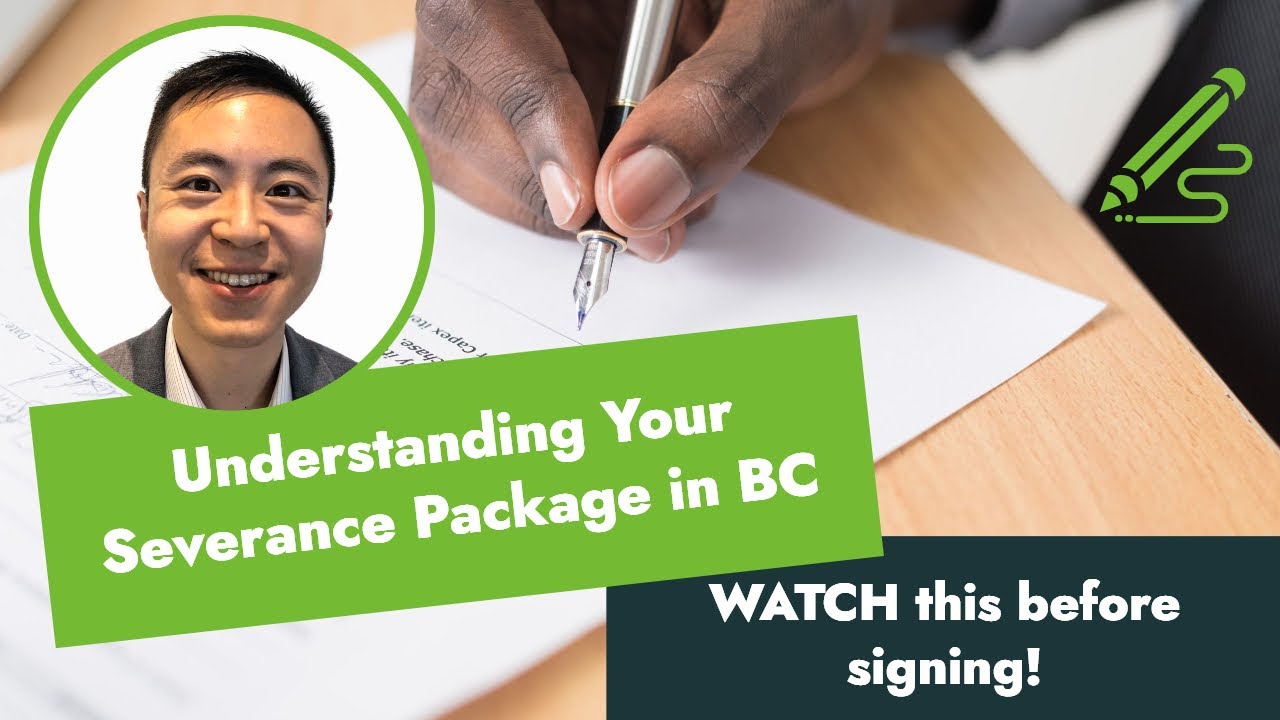 Understanding Your Severance Package in BC #employmentlawyer #employmentlaw #severancepay #bc