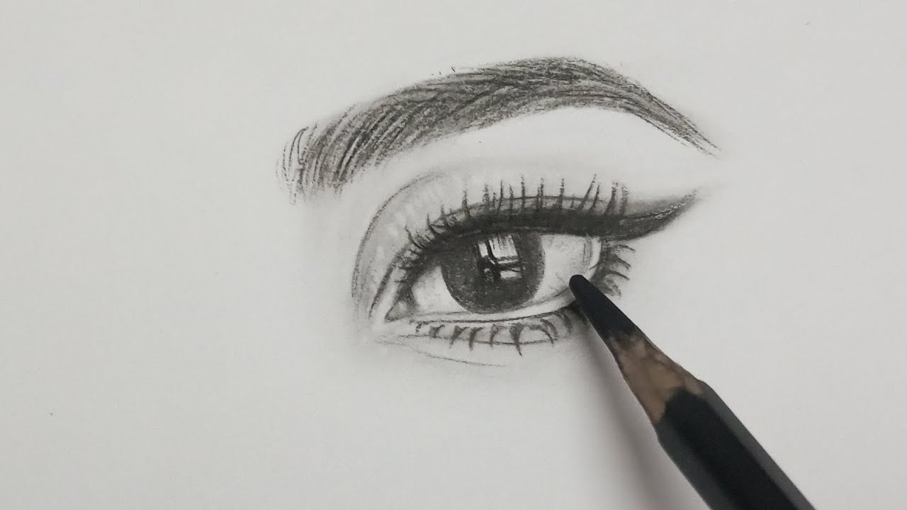 How to Draw a Realistic Eye 👁️ #eyedrawing @drawithsushma