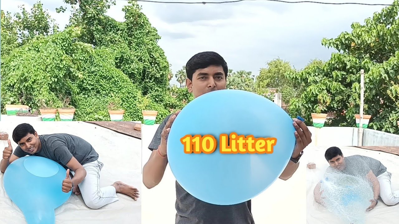 Super size monster balloon vs water सोचा नही था इतना भरेगा और ऐसा होगा।