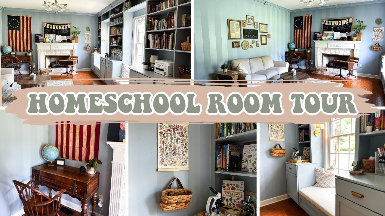 Homeschool Room Renovation and Full Tour