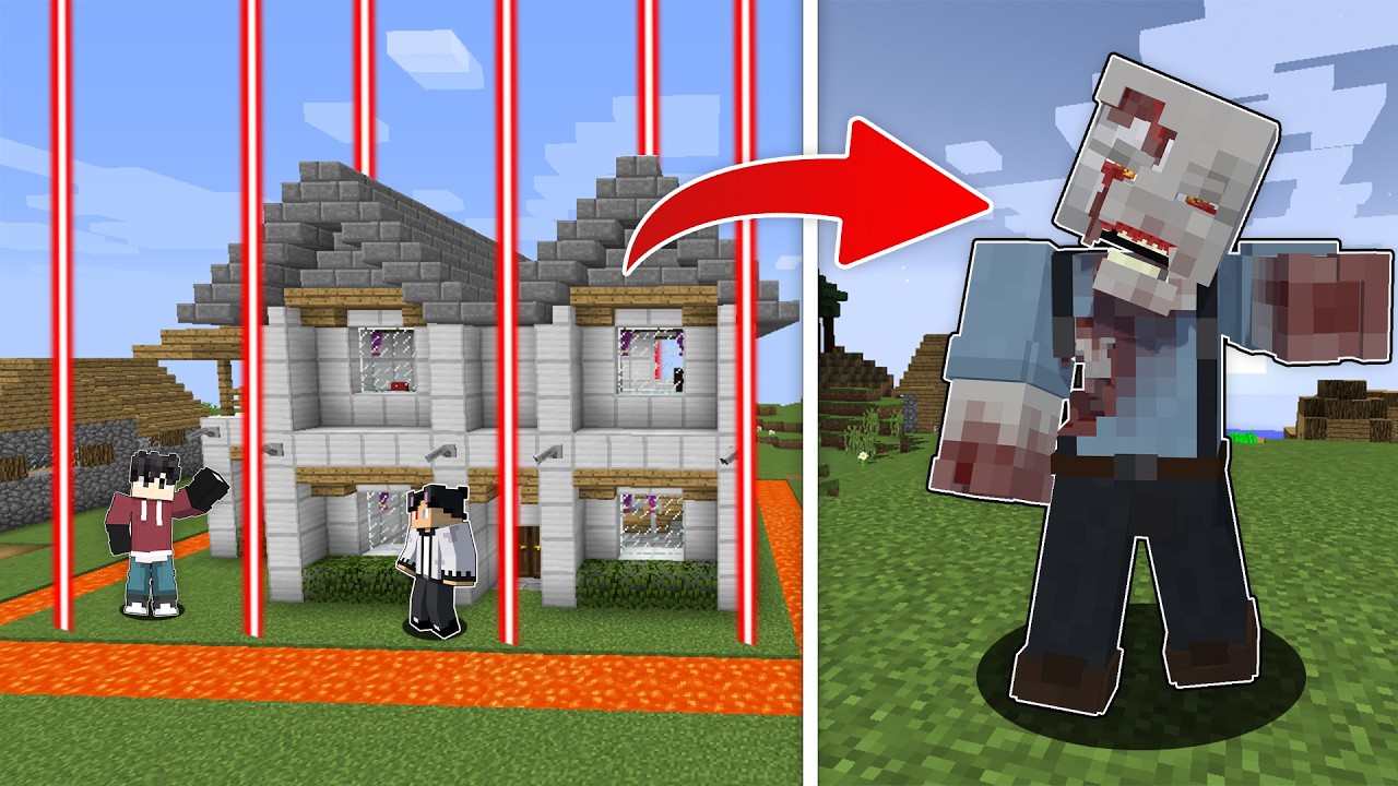 How To Build A Zombie Proof House in Minecraft