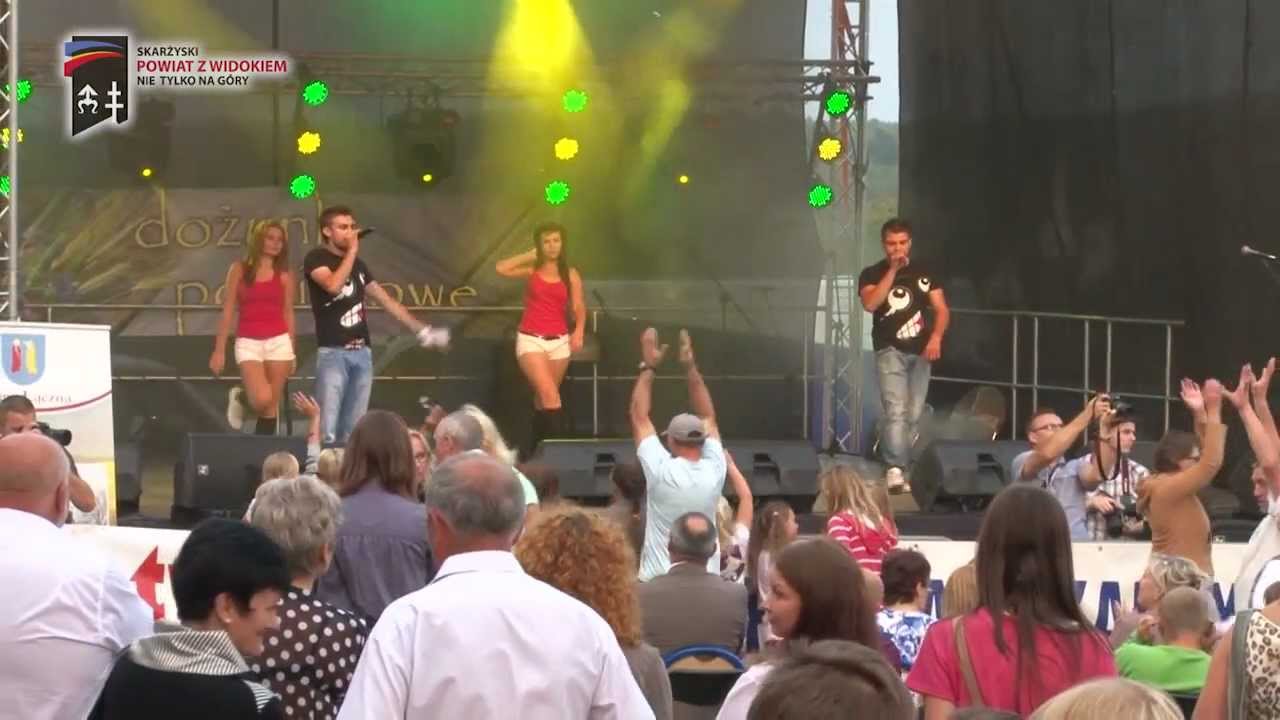 Dożynki Gminno-Powiatowe-Łączna 2012-Występ zespołu 