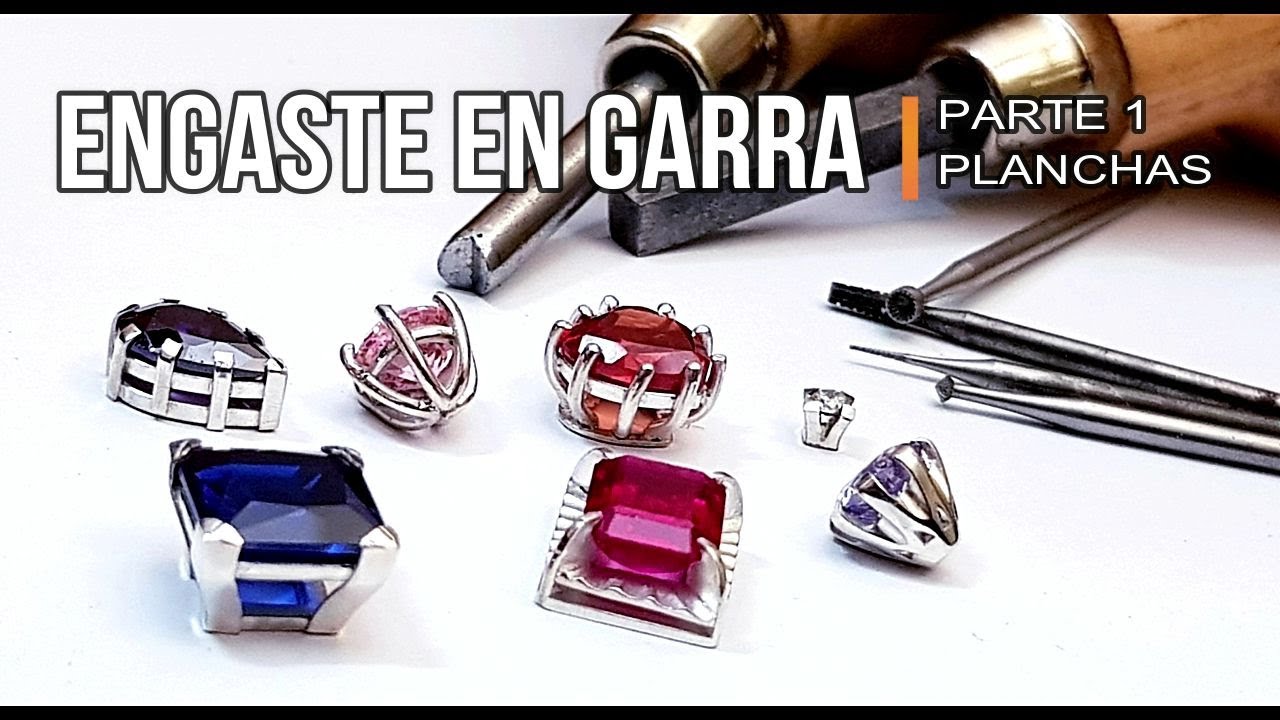 ENGASTE EN GARRAS PARA JOYAS parte 1 ( claw setting jewelry part 1 )