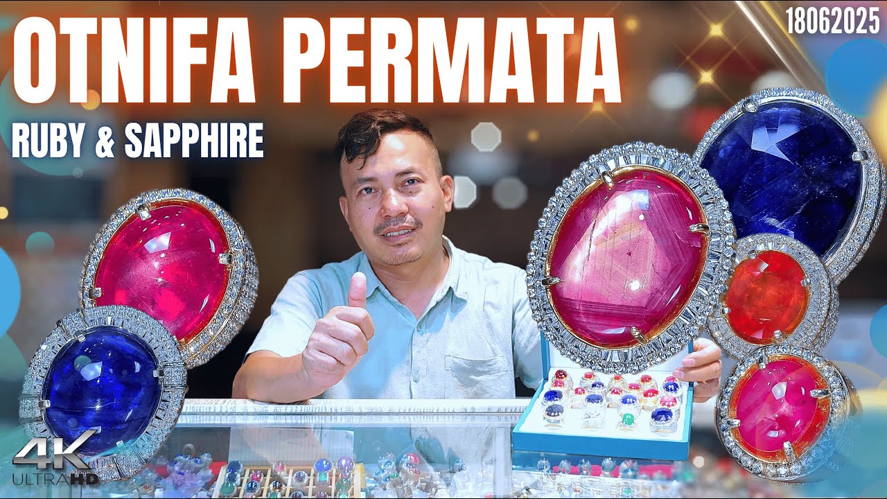 RUBY DAN SAPPHIRE‼️ADA BANYAK PILIHAN, PROMOSI BATU PERMATA UKURAN BESAR BERSAMA OTNIFA PERMATA