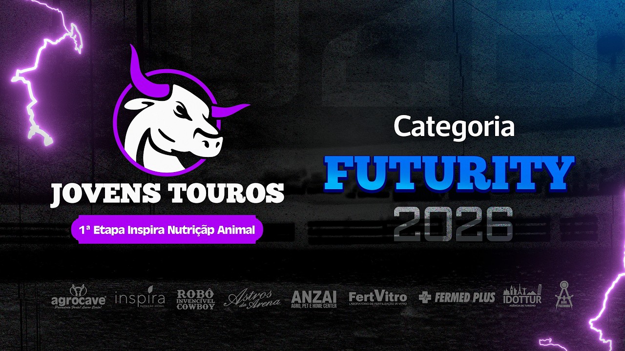 [🔴AO VIVO] 1ª ETAPA INSPIRA NUTRIÇÃO ANIMAL - JOVENS TOUROS 2026 (FUTURITY)