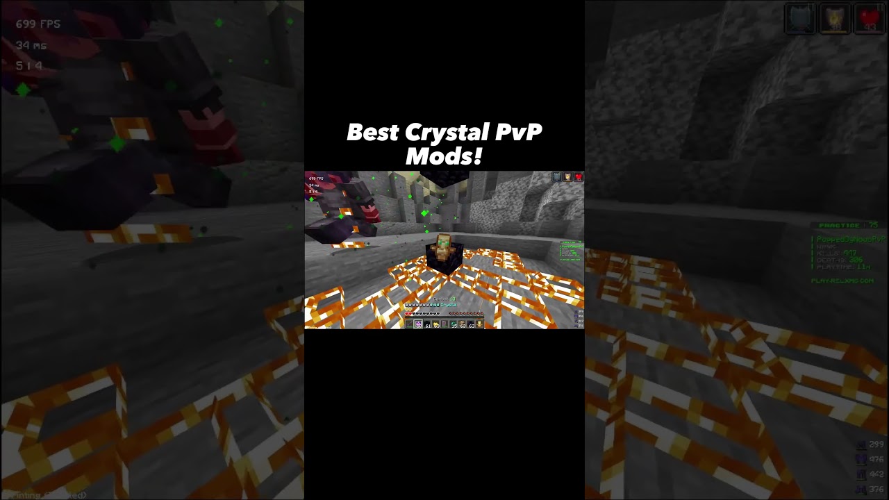 Best Minecraft Crystal PvP Mod #minecraft #cpvp #gaming #pvp
