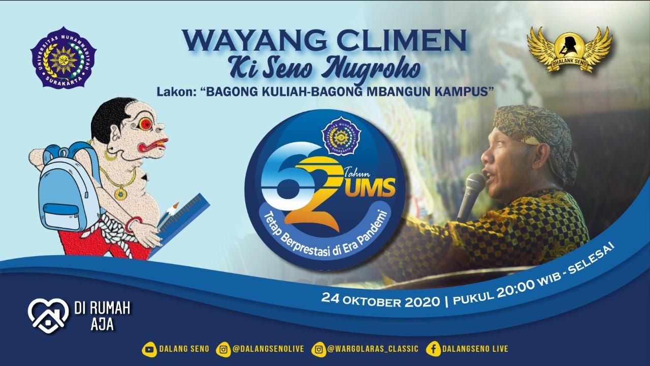 #Live Streaming Climen Ki Seno Nugroho - BAGONG KULIAH BAGONG MBANGUN KAMPUS