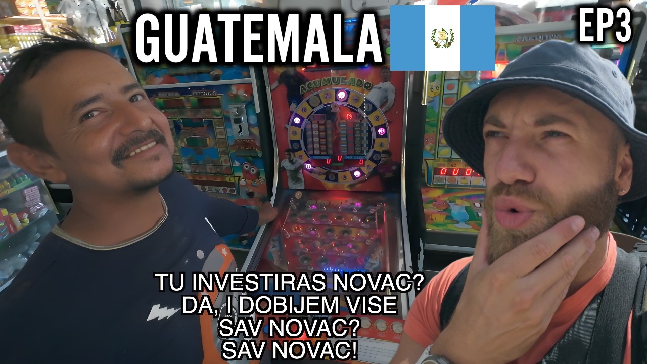 UŠAO SAM U GUATEMALU KO IZ ŠALE 🇬🇹 UČE ME KOCKAT /// VEĆA MANJA /// EP3