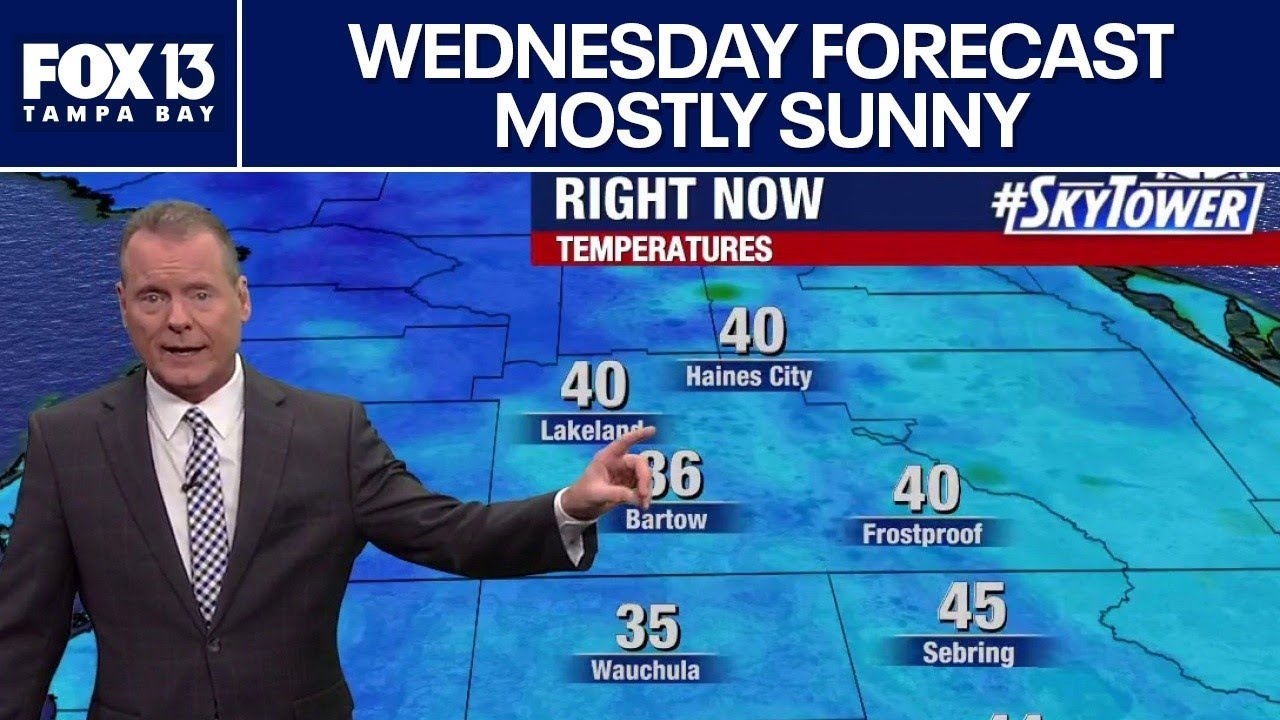 Tampa weather | Wednesday morning forecast