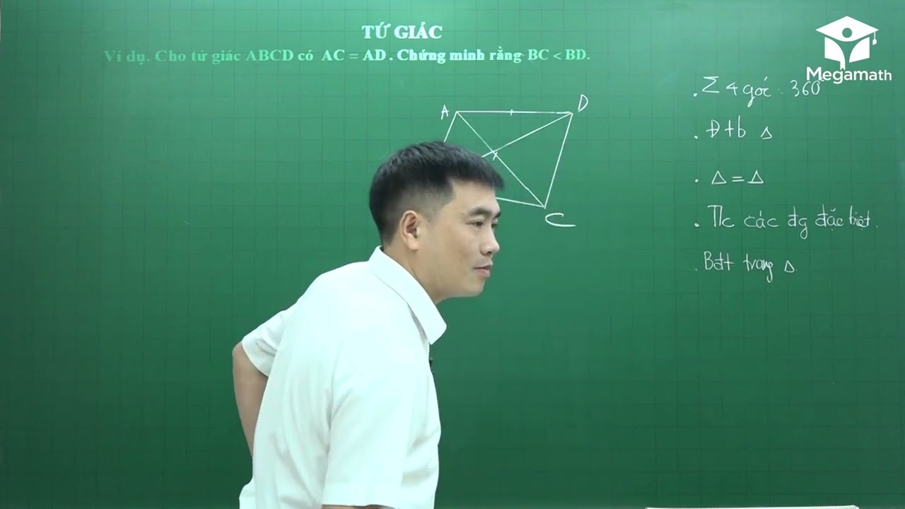 Tứ giác là gì? Kiến thức trọng tâm về tứ giác Bồi dưỡng HSG Toán 8 - Thầy Bùi Minh Mẫn