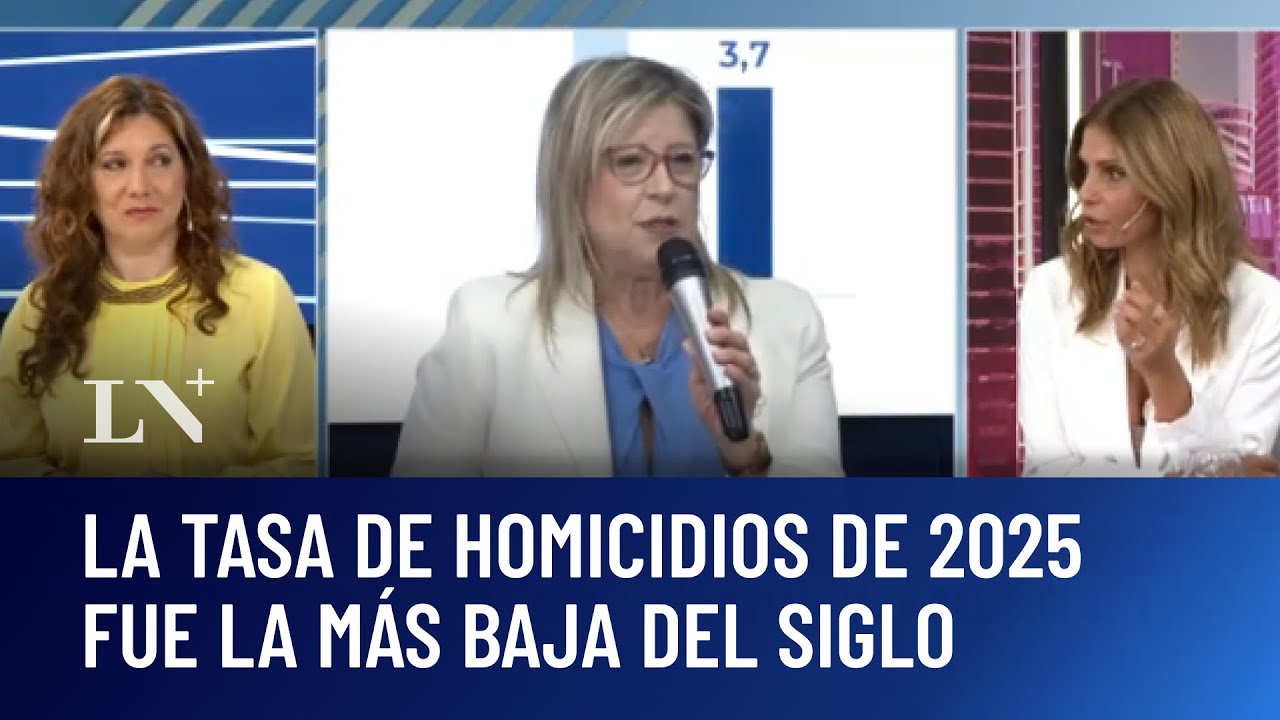 La tasa de homicidios de 2025 fue la m&aacute;s baja del siglo