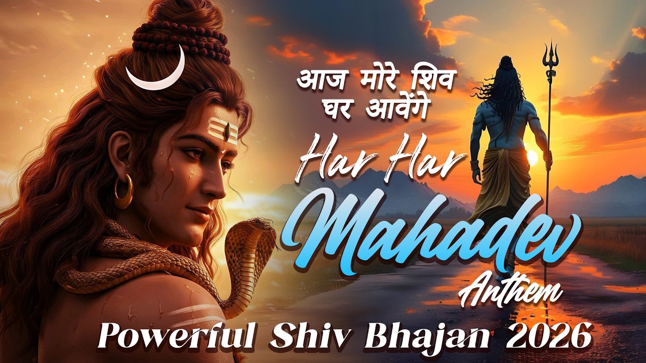 आज मोरे शिव घर आवेंगे 🔱 | Har Har Mahadev Anthem | Powerful Shiv Bhajan 2026
