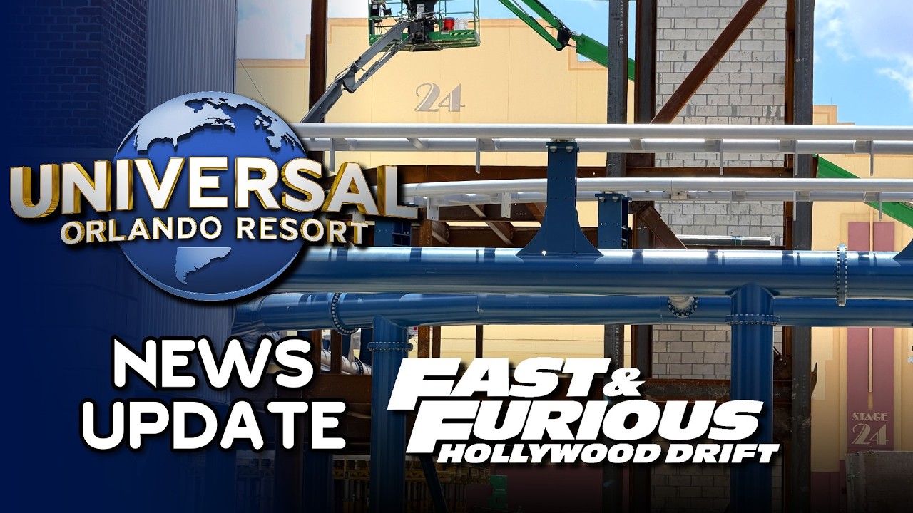 Universal Orlando News Update: COASTER TRACK INSTALLED & LOST CONTINENT DEMOLITION