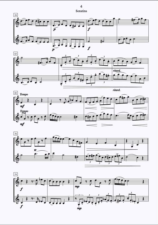 Clarinet Duet - 