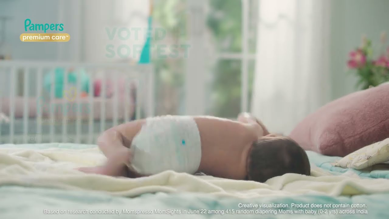 All New Pampers Premium Care with 100% Wetness Lock are our driest diaper pants. Try Now!