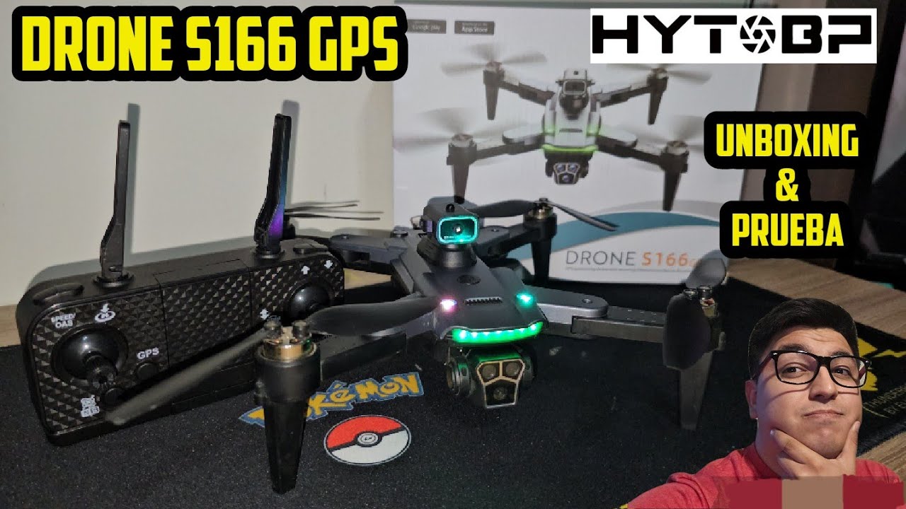 Tu Entrada Al Mundo Aéreo - Drone S166 gps De HYTOBP  Unboxing