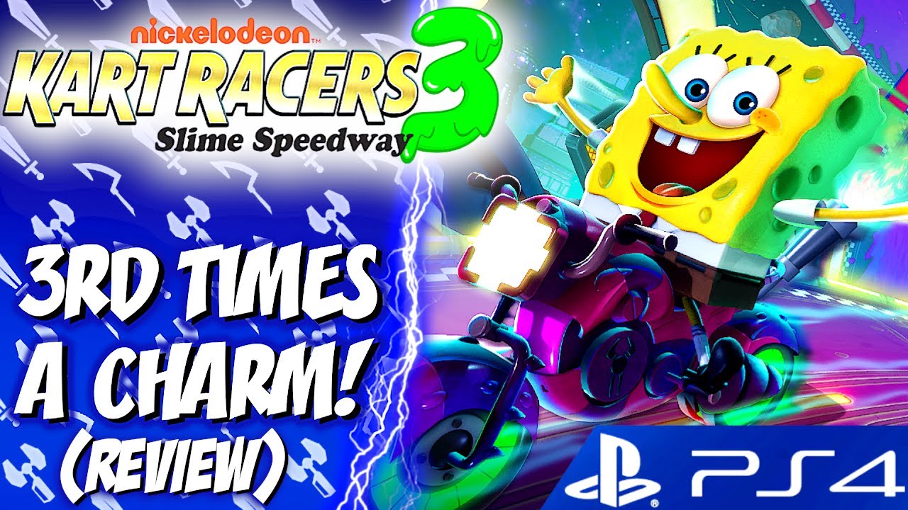 3rd Time's a Slimed Charm! - Nickelodeon Kart Racers 3: Slime Speedway (Review) | BlueKnight V2.0