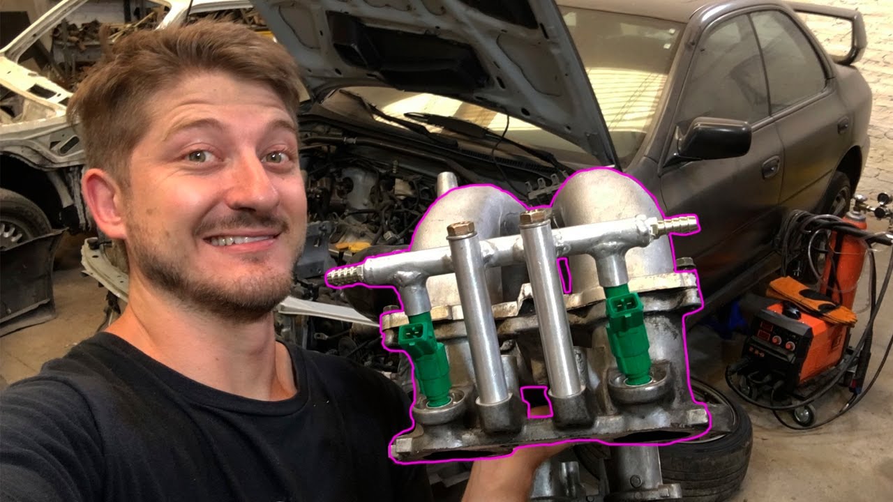 Termino las rampas de inyectores del Subaru proyecto TURBO