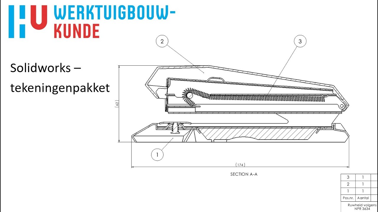 Solidworks: tekeningenpakket maken en controleren