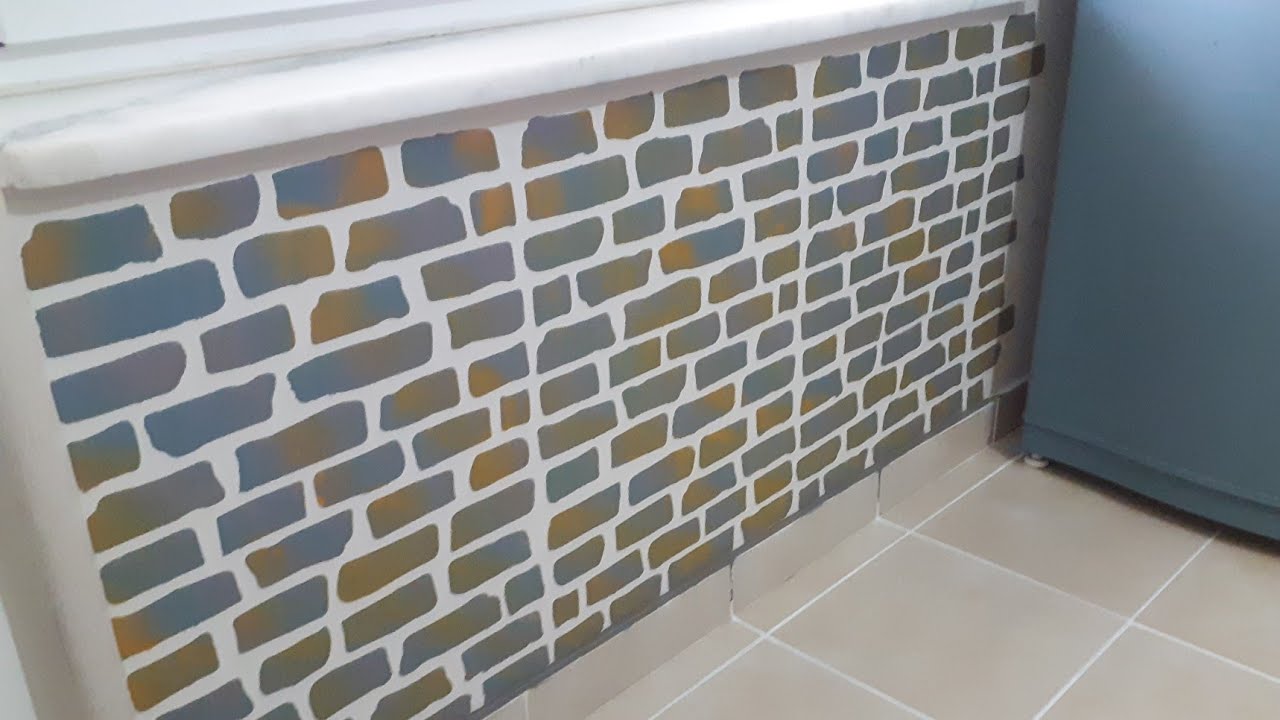 Taş Duvar Yapma - Duvara Stencil Uygulama - Tuğla Efekti
Brick Wall Paint
