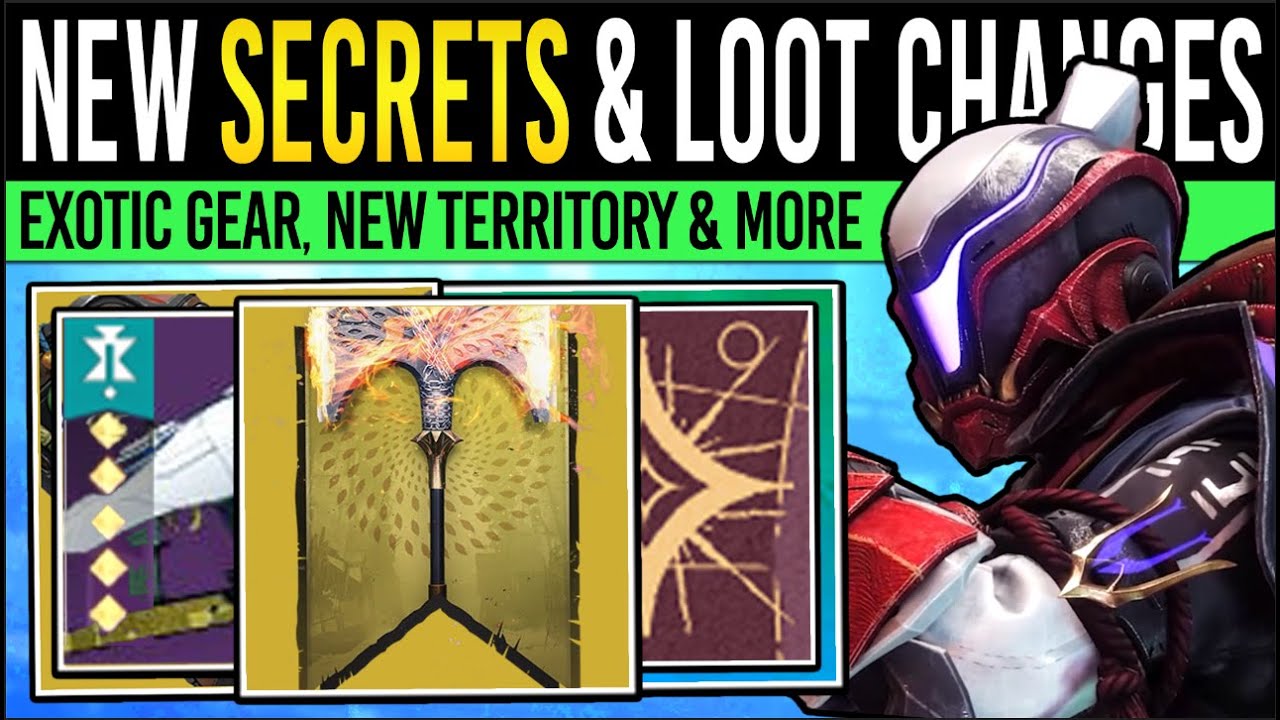 Destiny 2: NEW SECRET LOOT & PATCH CHANGES! Warmind EXOTIC, Power Boost, New Portal Gear (9th Sept)