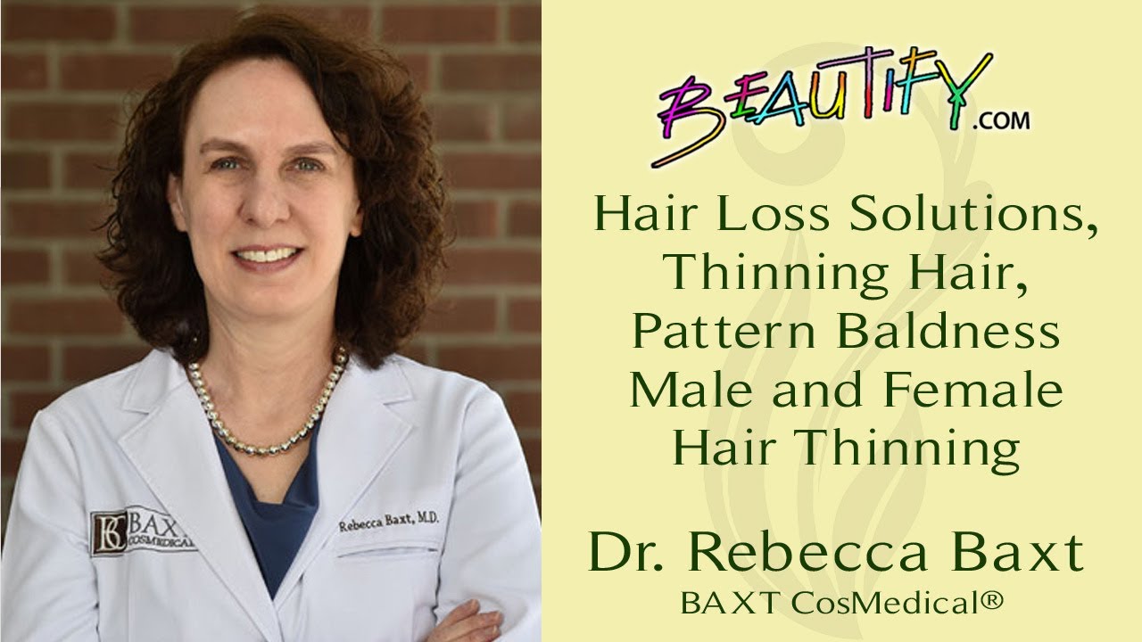 Hair loss solutions, Thinning Hair, Pattern Baldness Male and Female Hair Thinning