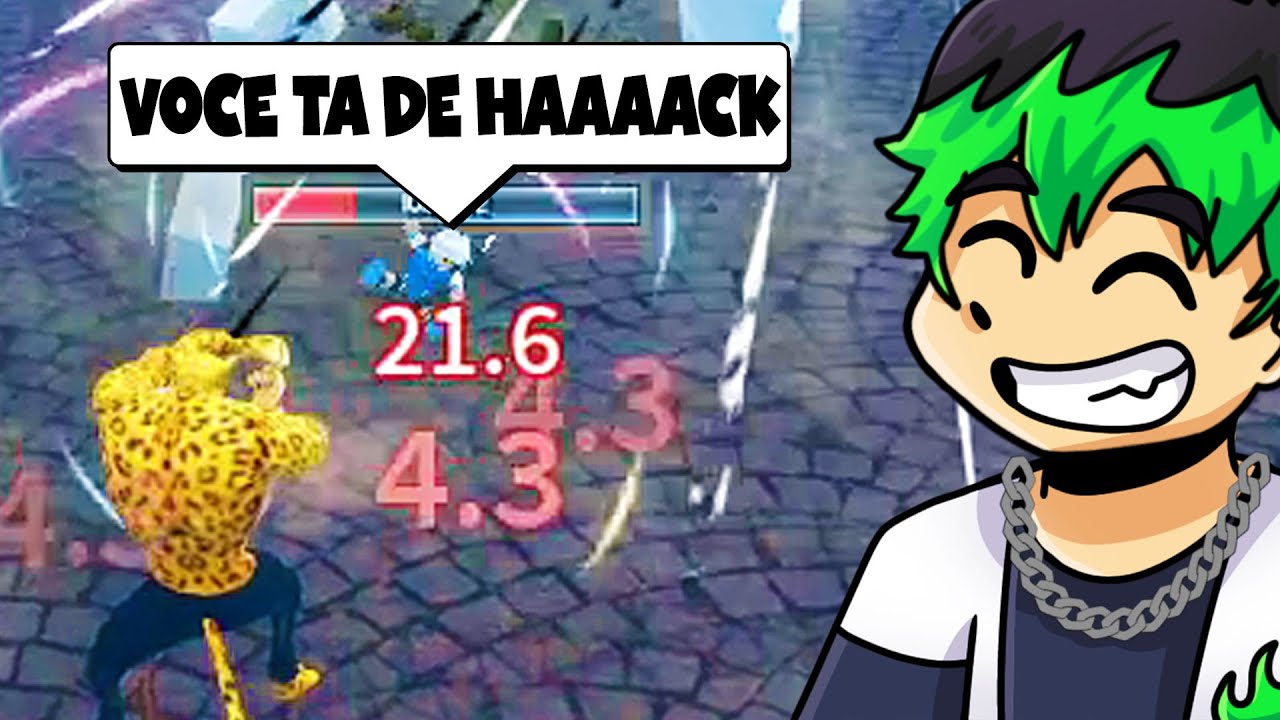 TROLEI MEU AMIGO FINGINDO SER HACK NO FRUIT BATTLEGROUNDS