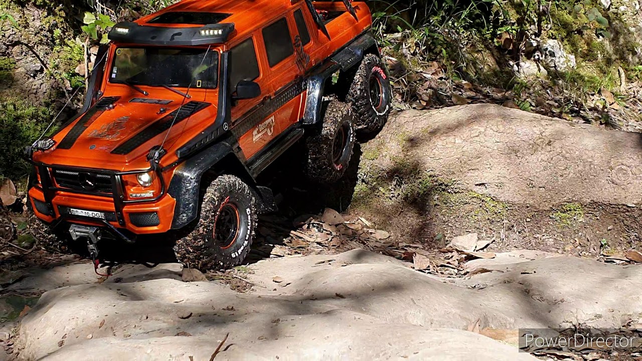 traxxas trx-6 g63 amg upgrade and tuning VS nature