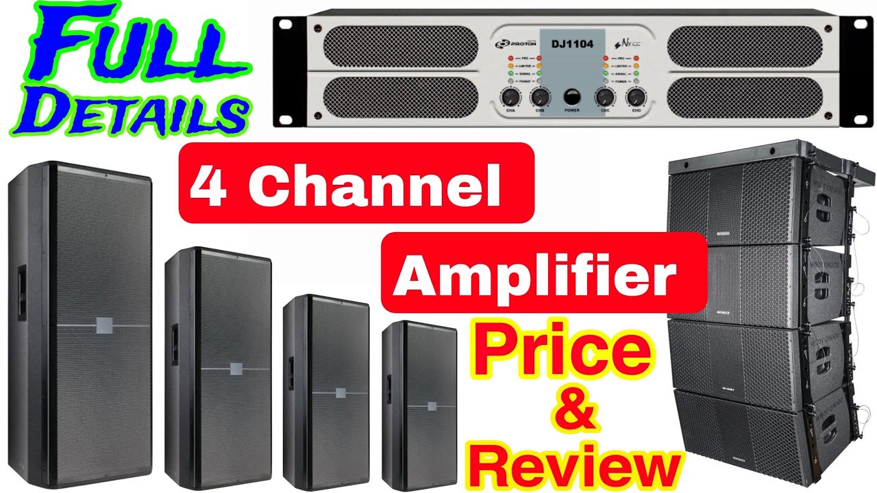 Nx Audio DJ1104 Amplifier 4 Top भी चलेगा | Nx Audio DJ 1104 Amplifier Price and Review #amplifier