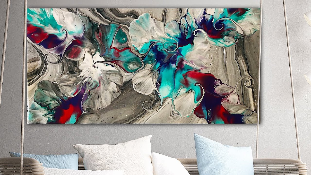 WOW Did not expect this 🤩 Must Try Stunning multi technique for amazing effects ~acrylic pouring