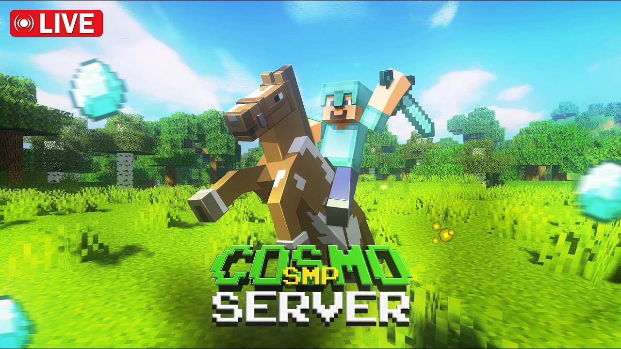 Minecraft  LIVE 🔴 | Cosmo Public SMP  | #minecraft