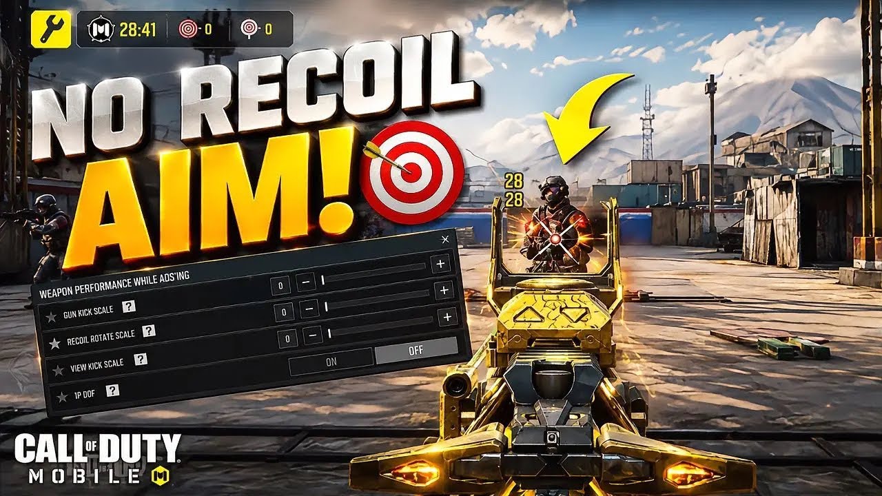 Настройте чувствительность прицела в COD Mobile BR 2026 | Как убрать отдачу 💯 в CODM BR