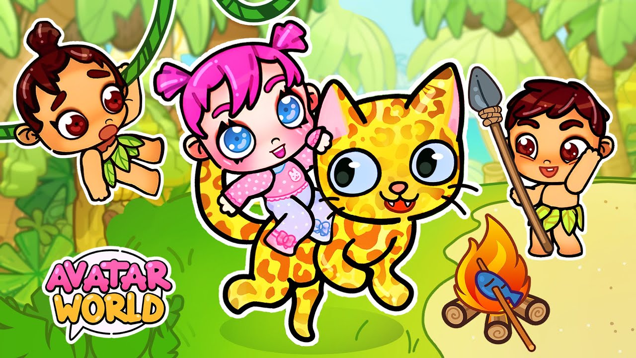 МЕНЯ УСЫНОВИЛИ АБОРИГЕНЫ | Тропическая Семья в Аватар Ворлд | Avatar World | Toca Life World