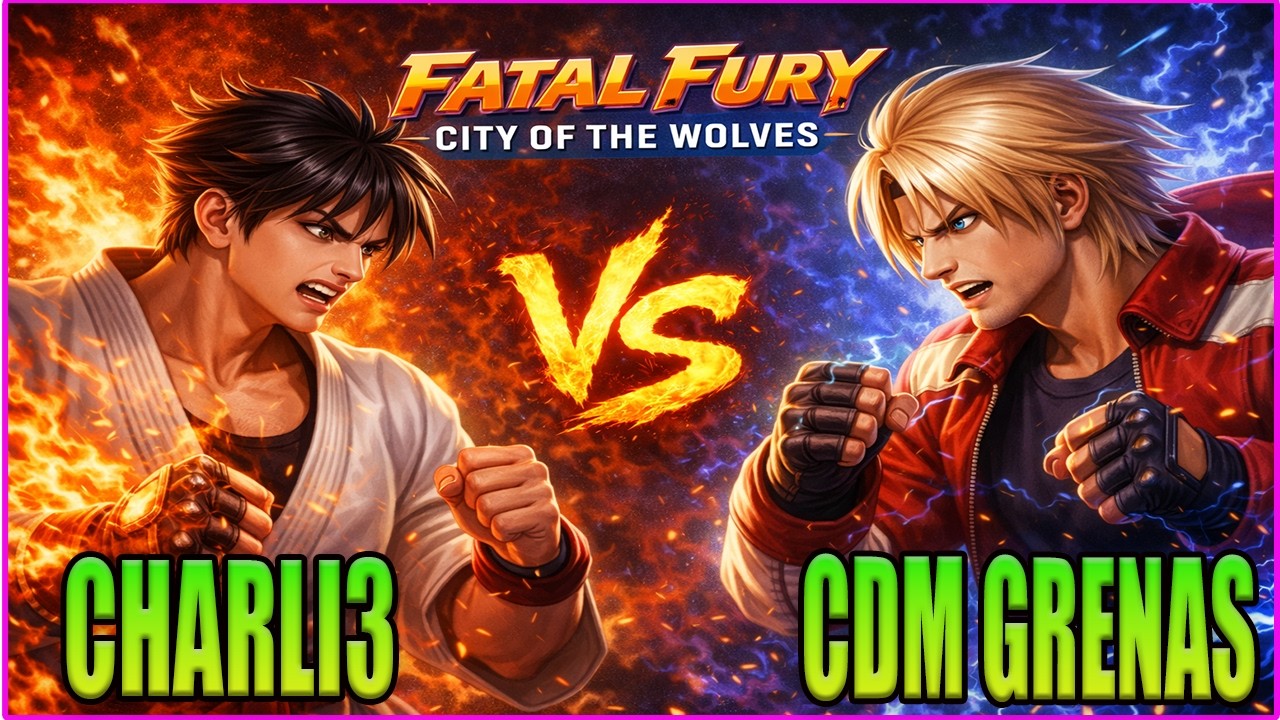 🔥FF COTW🔥CHARLI3 (JAE HOON) VS CDM GRENAS (ROCK)🔥Fatal Fury: City of the Wolves🔥